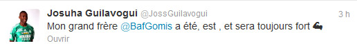 Guilavogui tweet