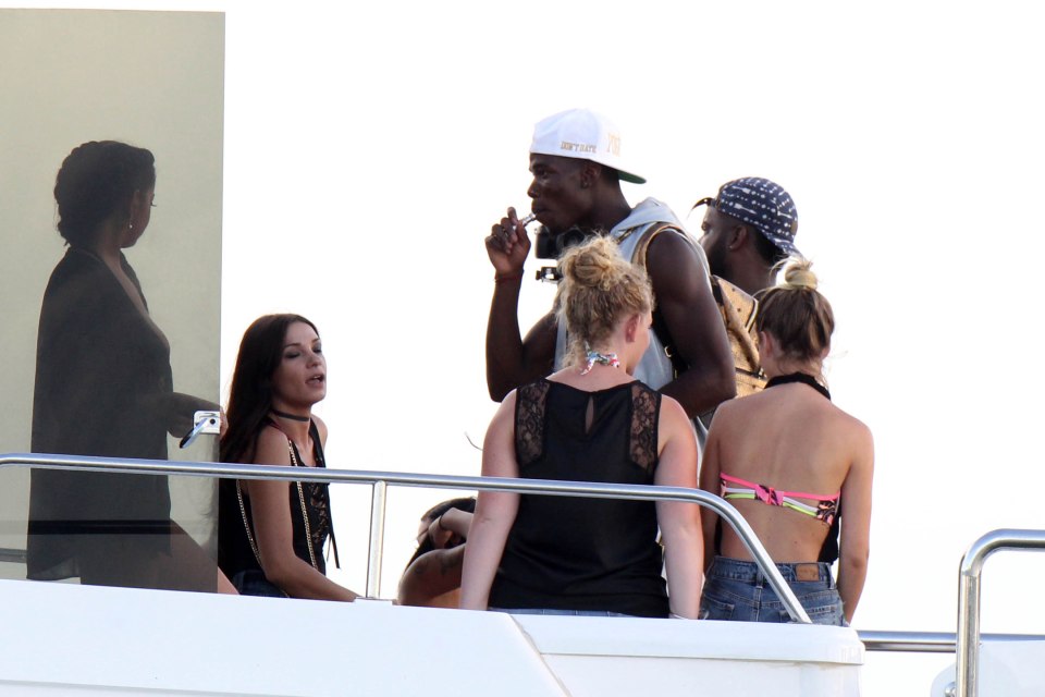 **EXCLUSIVE** Soccer internationals Paul Pougba and Romelu Lukaku enjoy a vacation together in Miami.